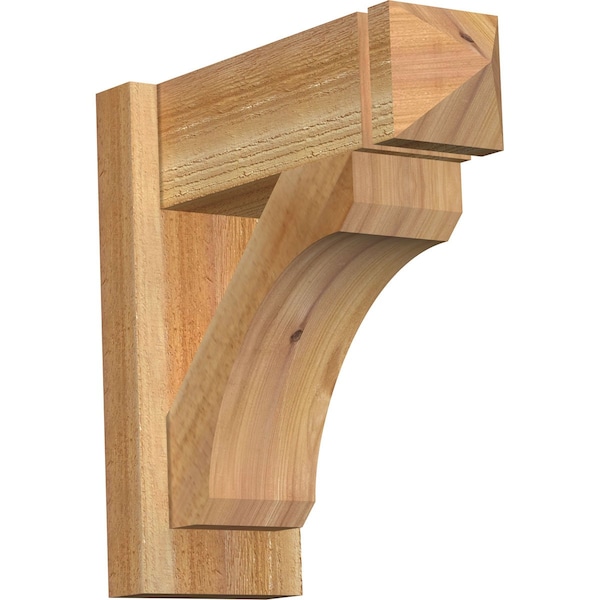 Ekena Millwork Legacy Arts & Crafts Rough Sawn Outlooker, Western Red Cedar, 6"W x 16"D x 16"H OUT06X16X16LEC03RWR - main